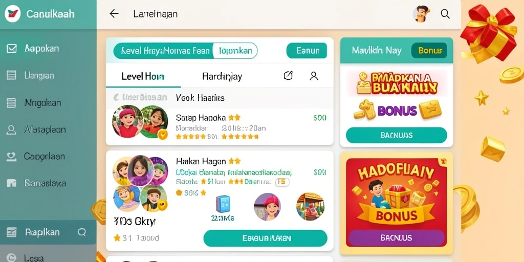 Level baru yang menantang dan menarik.